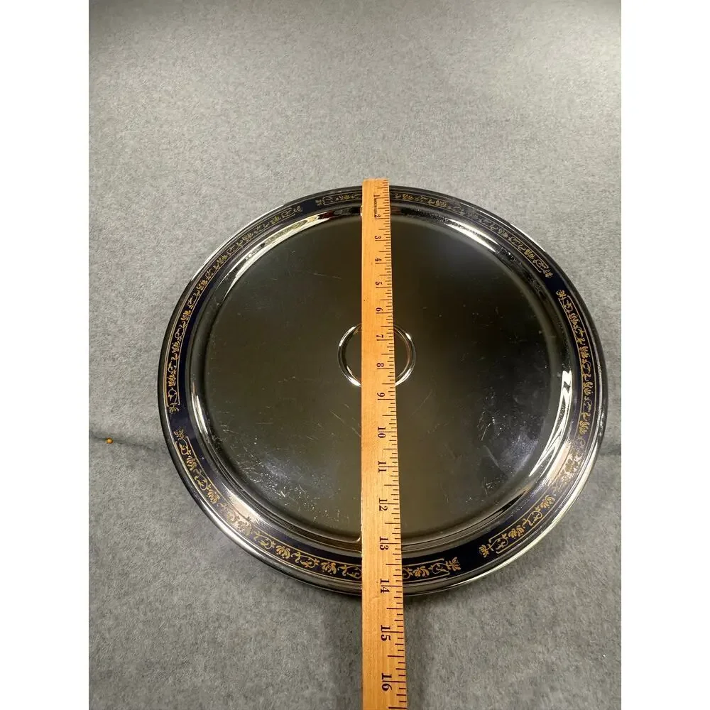 Kromex chrome pedestal